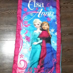 Frozen sleeping bag
